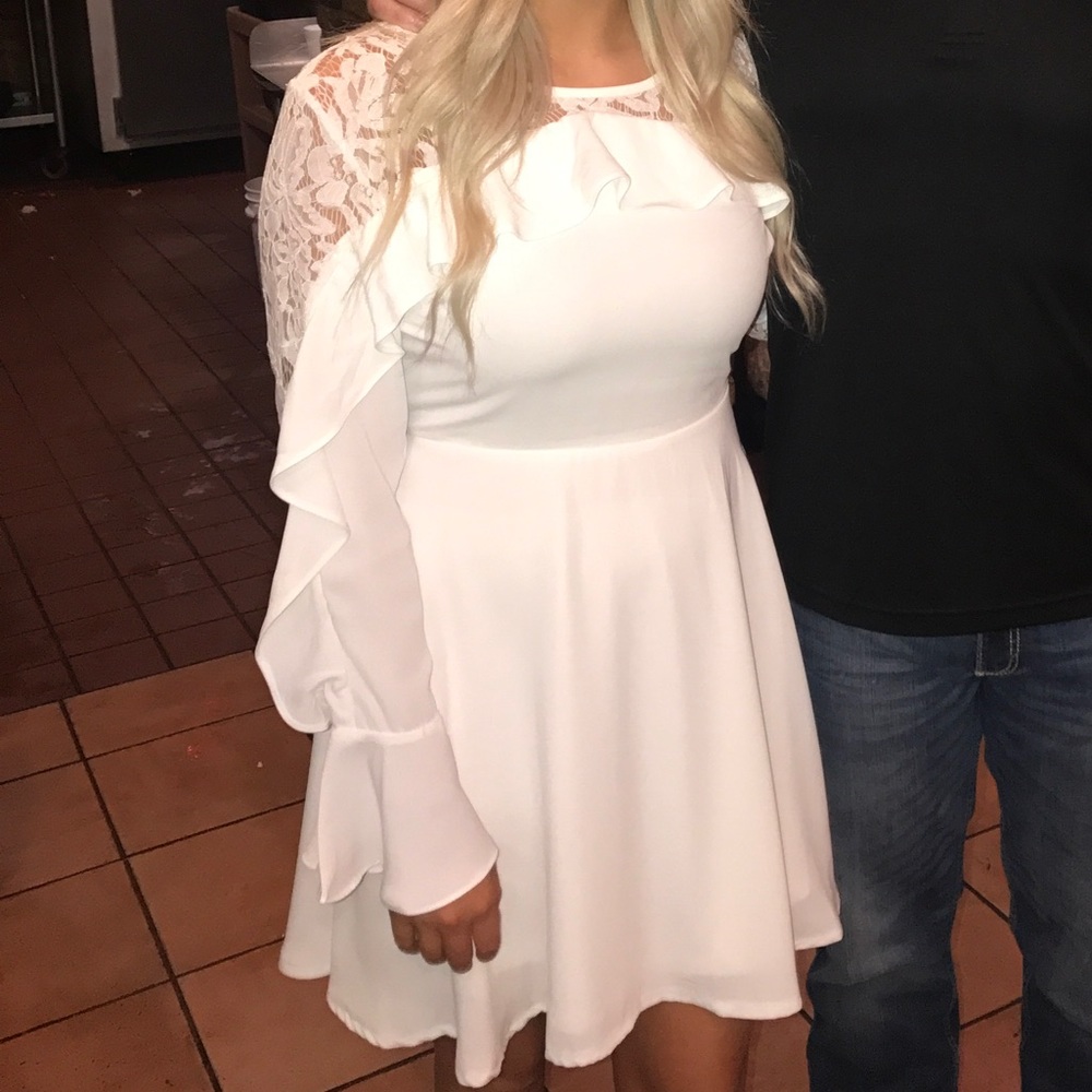 White dress